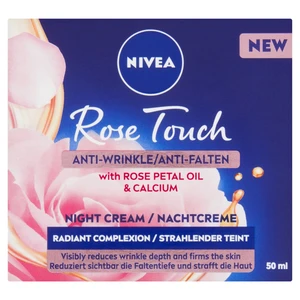 Nivea Noční krém proti vráskám s růžovým olejem Rose Touch (Anti-Wrinkle Night Cream) 50 ml