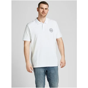 White Polo T-Shirt Jack & Jones Shark - Men