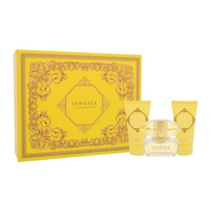 Versace Yellow Diamond darčeková kazeta Edt 50ml + 50ml tělové mléko + 50ml sprchový gel pre ženy