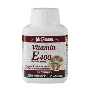 MedPharma Vitamín E 400 100 tob. + 7 tob. ZDARMA