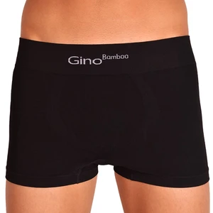 Męskie bokserki Gino Bamboo Seamless Black (53004)