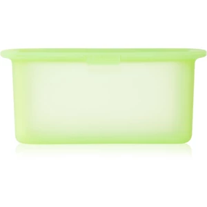 Lékué Reusable Silicone Box nádoba na skladování potravin barva Translucent Green 1000 ml
