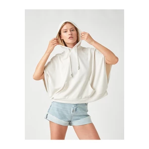 Koton Oversize Sweatrshirt Hooded With Pocket