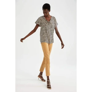 DEFACTO Skinny Fit Wowen Fabrics Trousers
