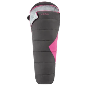 Women's mummy sleeping bag LOAP PHASE L Grey/Pink