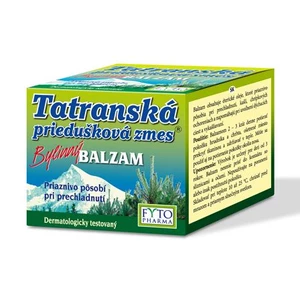 FytoPharma Tatranská priedušková zmes bylinná masť na podporu normálnej funkcie dýchacieho ústrojenstva 40 g