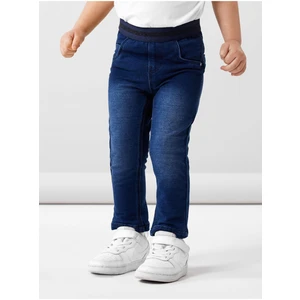 Dark Blue Girly Slim Fit Jeans Name It Salli - Girls