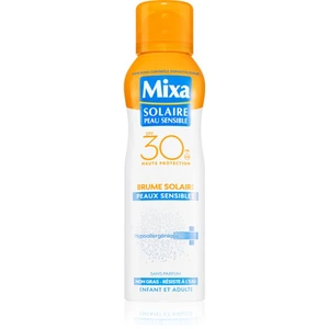 MIXA Solaire sprej na opalování bez parfemace pro citlivou pokožku SPF 30 200 ml