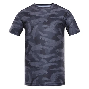 Men's functional T-shirt ALPINE PRO QUATR dk. True Gray variant PD