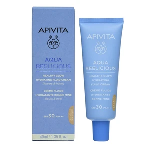 Apivita Aqua Beelicious ľahký tónovací fluid pre rozjasnenie pleti SPF 30 40 ml