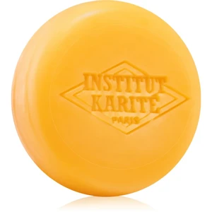 Institut Karité Paris Almond and Honey Shea Macaron Soap tuhé mýdlo + pouzdro 27 g