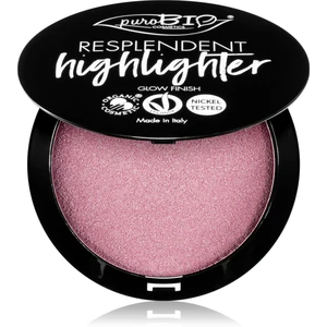 puroBIO Cosmetics Resplendent Highlighter krémový rozjasňovač odtieň 02 Pink 9 g