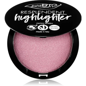 puroBIO Cosmetics Resplendent Highlighter krémový rozjasňovač odstín 02 Pink 9 g