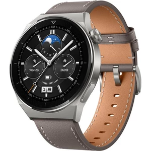 Huawei Watch GT3 Pro 46 mm Gray Leather Strap