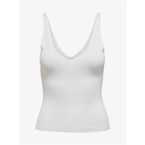 White Basic Tank Top ONLY Selina - Women