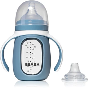 Beaba Learning bottle 2 in 1 learning bottle dětská láhev 2 v 1 Windy blue 210 ml