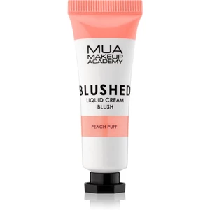 MUA Makeup Academy Blushed tekutá tvářenka odstín Peach Puff 10 ml