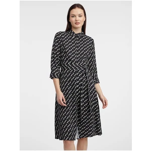 Orsay Black Women Patterned Shirt Dress - Women