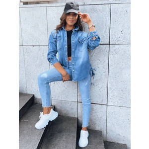 Women's denim shirt ITALIANA blue Dstreet