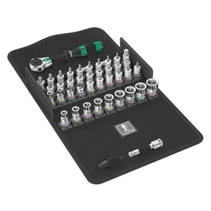 Wera 003755 Ráčnová sada Zyklop Speed 1/4" 8100 SA All-in, s přidržovací funkcí (42 dílů)