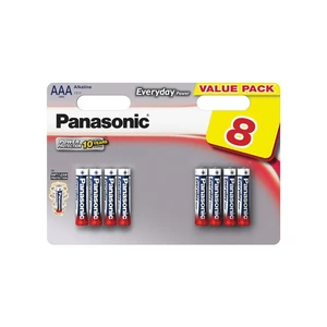 Baterie AAA (R03) alkalická PANASONIC Evolta 8BP