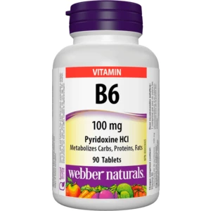 Webber Naturals Vitamin B6 90 tabs
