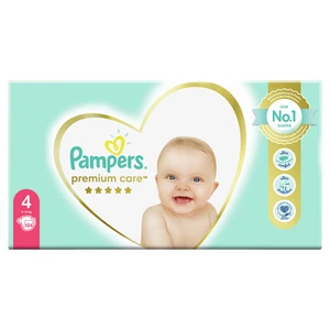 PAMPERS Premium Care 4 MAXI 104 ks (9-14 kg) MEGA Box - jednorázové pleny