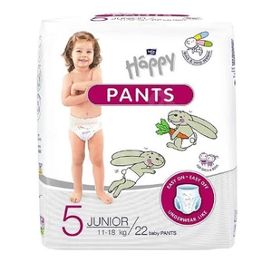 BELLA HAPPY Pants Junior (11-18 kg) 22 ks - jednorazové plienky