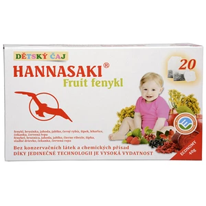 Čaje Hannasaki Dětský čaj Hannasaki Fruit fenykl 20 sáčků