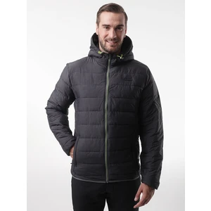 Dark grey men's winter jacket LOAP Jeremy