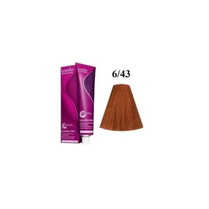 Londa Professional Permanentní krémová barva na vlasy Permanent Color Extra Rich Creme 6/43 Dark Blond Copper Gold 60 ml