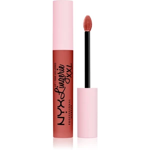 NYX Professional Makeup Lip Lingerie XXL tekutá rtěnka s matným finišem odstín 06 - Peach flirt 4 ml