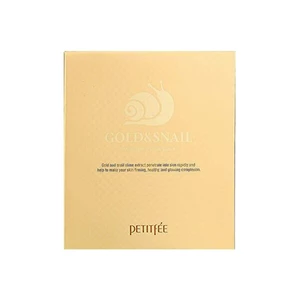 Petitfée Hydrogélová pleťová maska so zlatom a slimačím extraktom Gold & Snail (Hydrogel Mask Pack) 5 ks