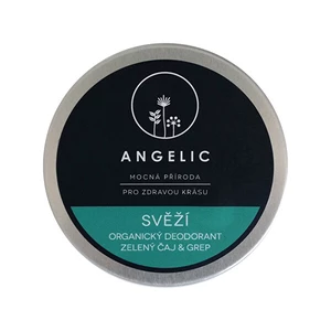 Svěží organický deodorant s vůní zeleného čaje a grepu 50 ml Angelic