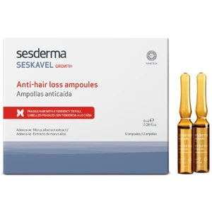 Sesderma Intenzivní kúra proti padání vlasů Seskavel Growth (Anti-Hair Loss Ampoules) 12 x 8 ml