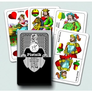 Dvouhlavé hrací karty mariášové