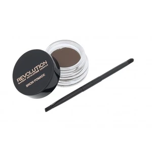 Makeup Revolution Brow Pomade pomáda na obočí odstín Medium Brown 2.5 g