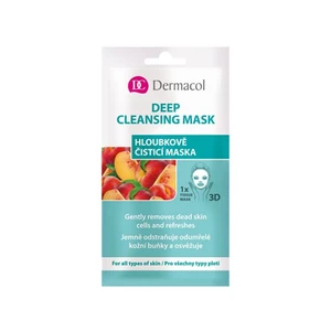 Dermacol Deep Cleasing Mask textilná 3D hĺbkovo čistiaca maska 15 ml