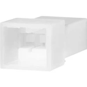 Zásuvkové púzdro na kábel TE Connectivity 180924 180924, 31.8 mm, pólů 2, rozteč 6.35 mm, 1 ks