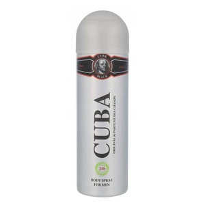 Cuba Black deodorant ve spreji pro muže 200 ml
