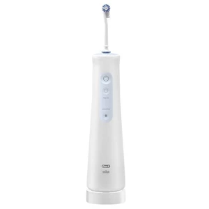 Ústna sprcha Oral-B Aquacare 4... + dárek 2 intenzity proudu vody, 4 režimy čištění, režim pro citlivé zuby, ochrana rovnátek i implantátů.