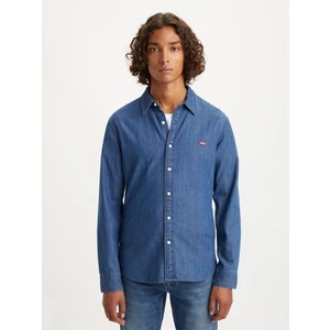 Levi's® LS Battery HM Shirt Slim Lyon Košile Modrá