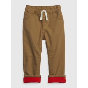 GAP Kids Jeans fleece-lined pull-on slim Washwell - Boys