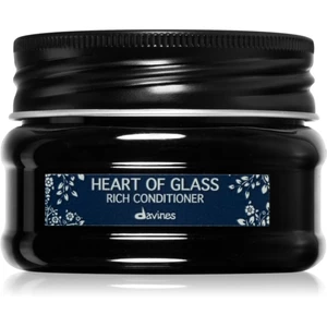 Davines Heart of Glass Rich Conditioner posilňujúci kondicionér pre blond vlasy 90 ml