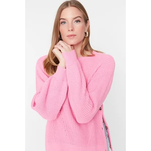 Trendyol Sweater - Pink - Regular fit