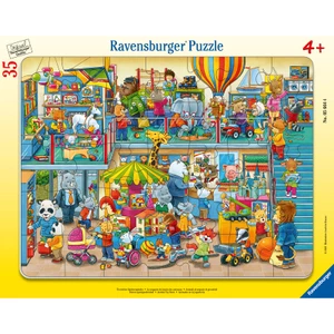 Ravensburger Puzzle Zvieracie hračkárstvo 35 dielikov