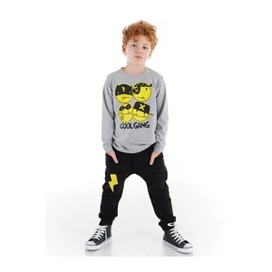 Denokids Two-Piece Set - Gray - Relaxed fit