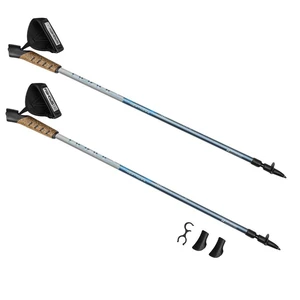 Spokey NEATNESS II Hole Nordic Walking 2-dielne, anti-shock system, dark blue