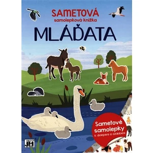 Sametová samolepková knížka Mláďata