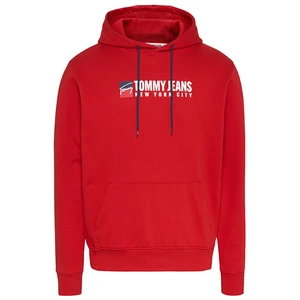 Red Men's Hoodie Tommy Jeans - Mens